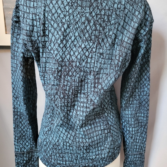 Lululemon Close to Crossing Long Sleeve Jacquard Tectonic Shipmate Black M - Picture 10 of 13